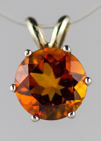 p-8mm Citrine Pendant