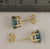 8mm London Blue Topaz Earrings Mounting